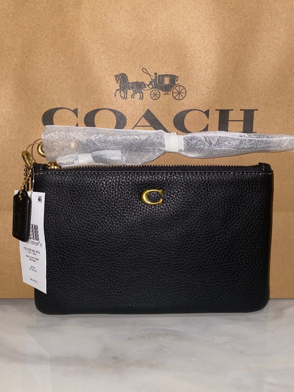 Coach Essential Small Wristlet NWT